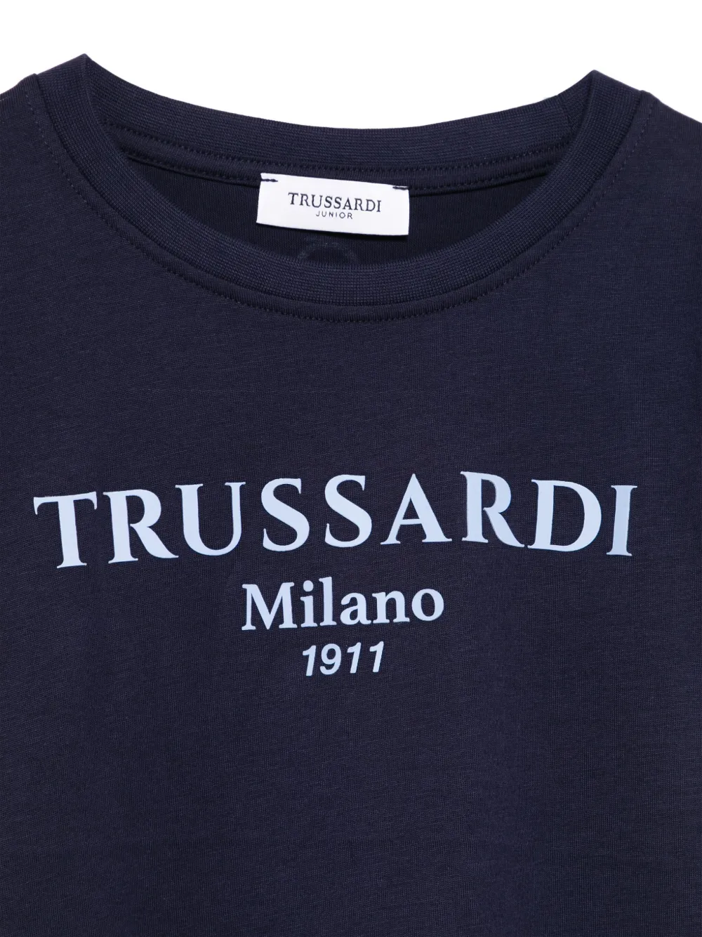 TRUSSARDI JUNIOR Katoenen T-shirt Blauw
