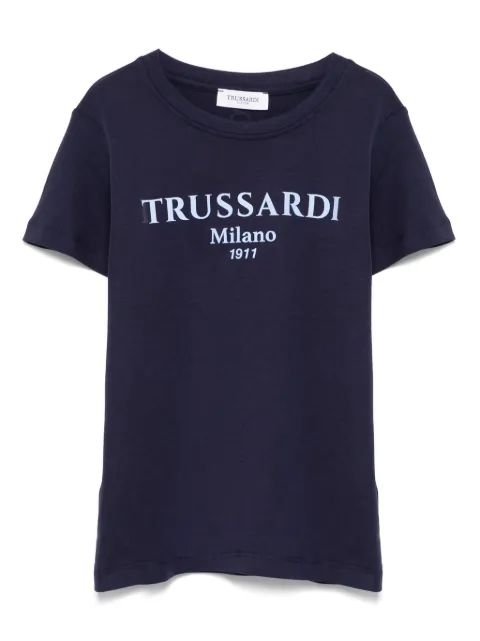 TRUSSARDI JUNIOR rubberised-logo T-shirt
