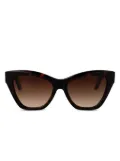 Roberto Cavalli logo-plaque sunglasses - Brown