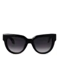 Roberto Cavalli geometric-frame sunglasses - Black