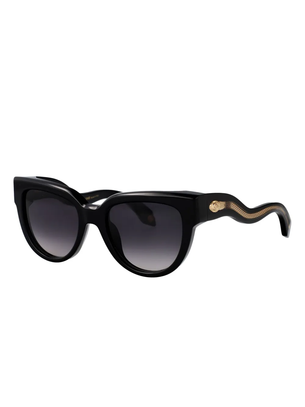 Roberto Cavalli geometric-frame sunglasses - Zwart