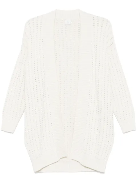 Eleventy metallic-threading cardigan