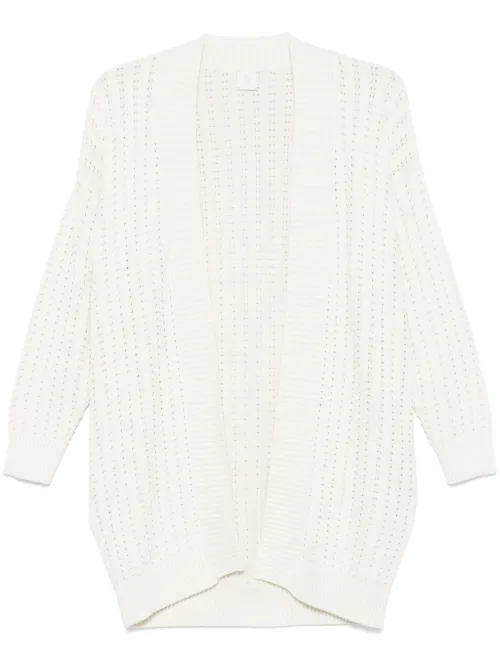 Cardigan en maille métallisée - Eleventy - Modalova