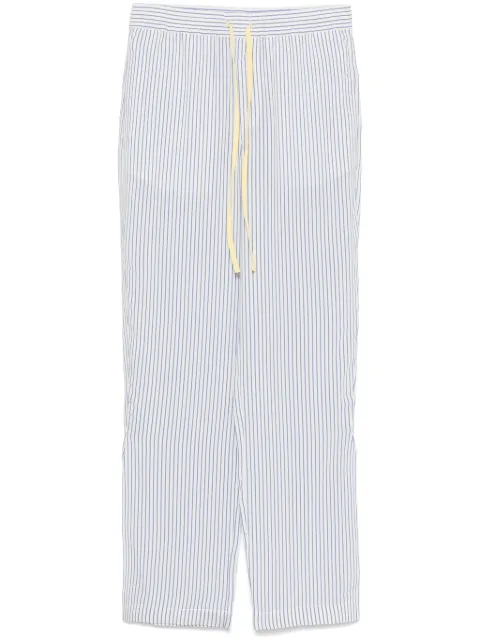 Victoria Beckham striped pajama-style trousers 