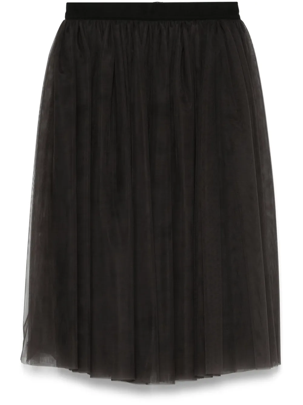 Dolce & Gabbana Tulen midi-rok Zwart