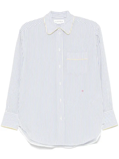 Victoria Beckham striped pajama-style shirt 