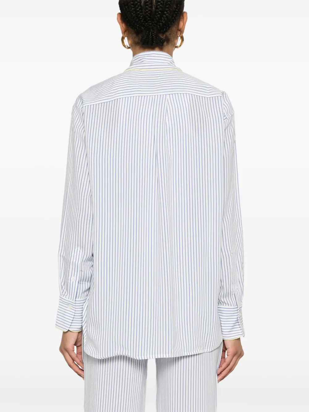 Victoria Beckham Gestreepte blouse Wit