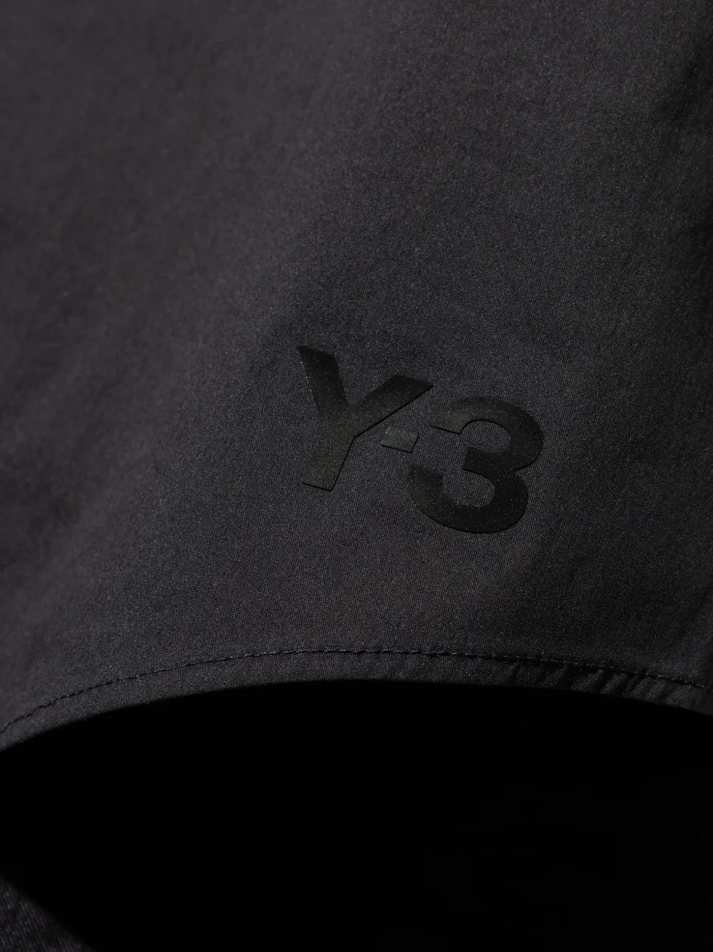 Y-3 Overhemd met logoprint Zwart