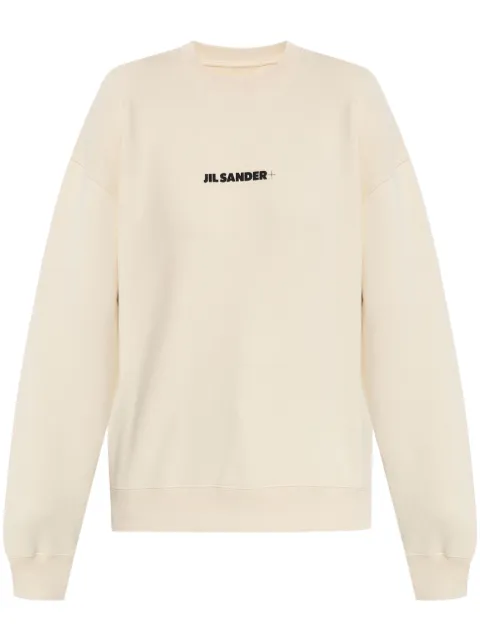 Jil Sander sudadera con logo estampado