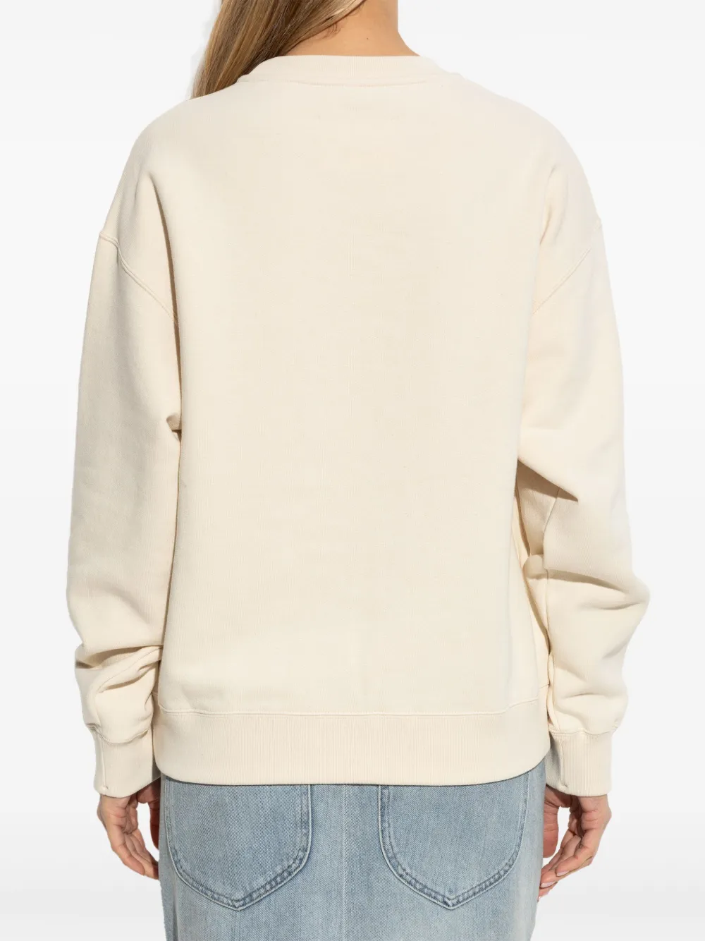 Jil Sander Sweater met logoprint Beige