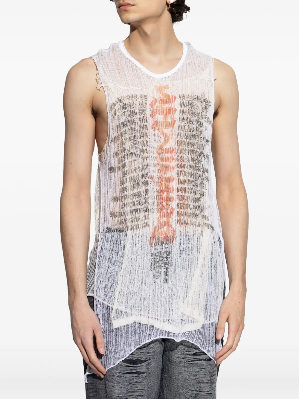 Diesel K-Abante-B tanktop Wit
