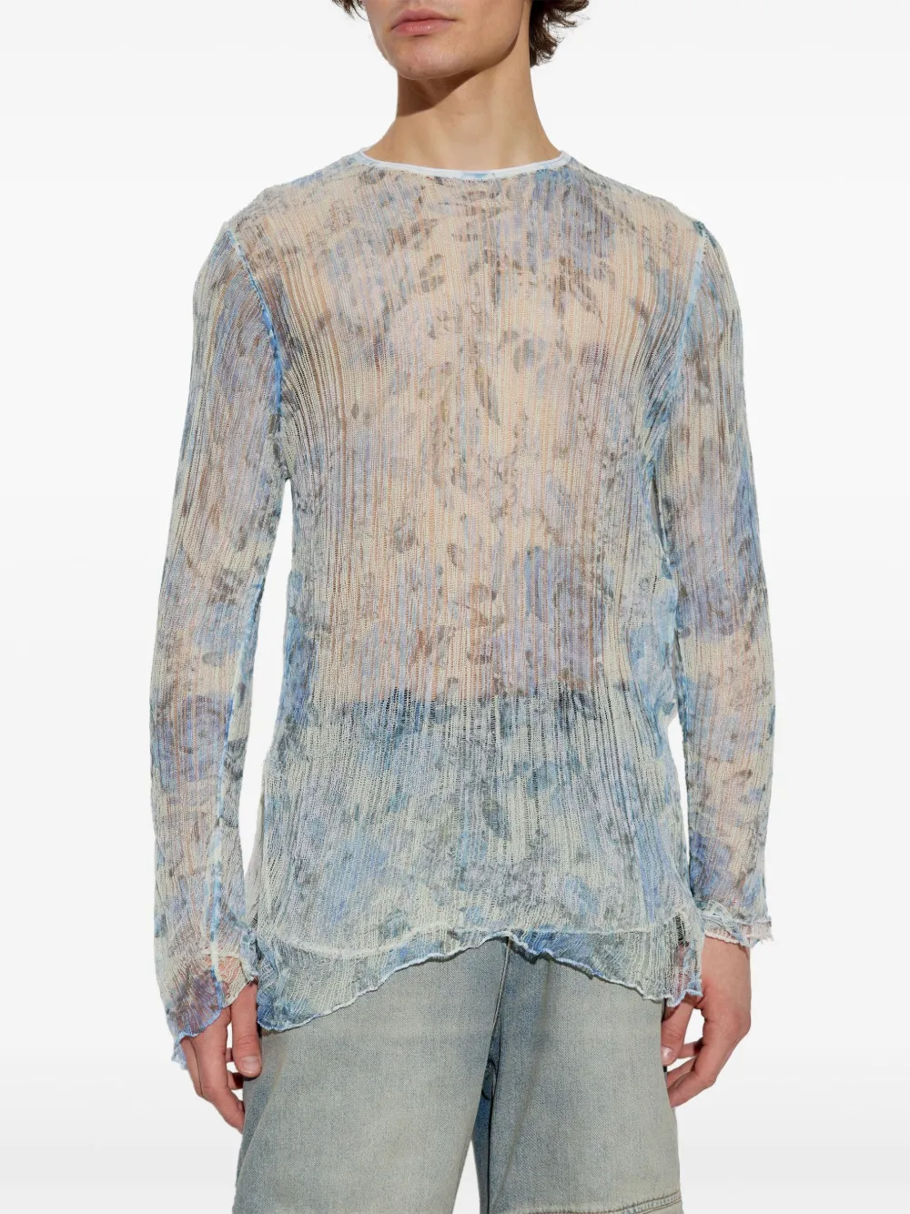 Diesel K-Asmos T-shirt Blauw