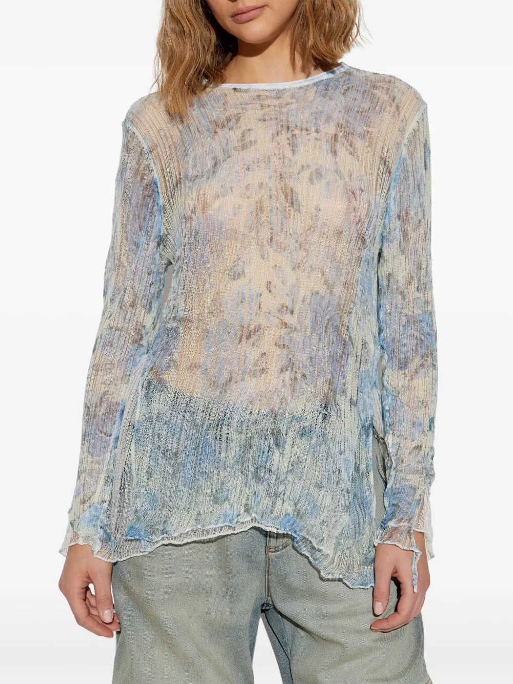 Diesel K-Asmos T-shirt Blauw