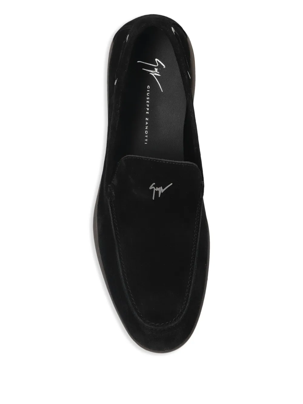 Giuseppe Zanotti Suède loafers Zwart