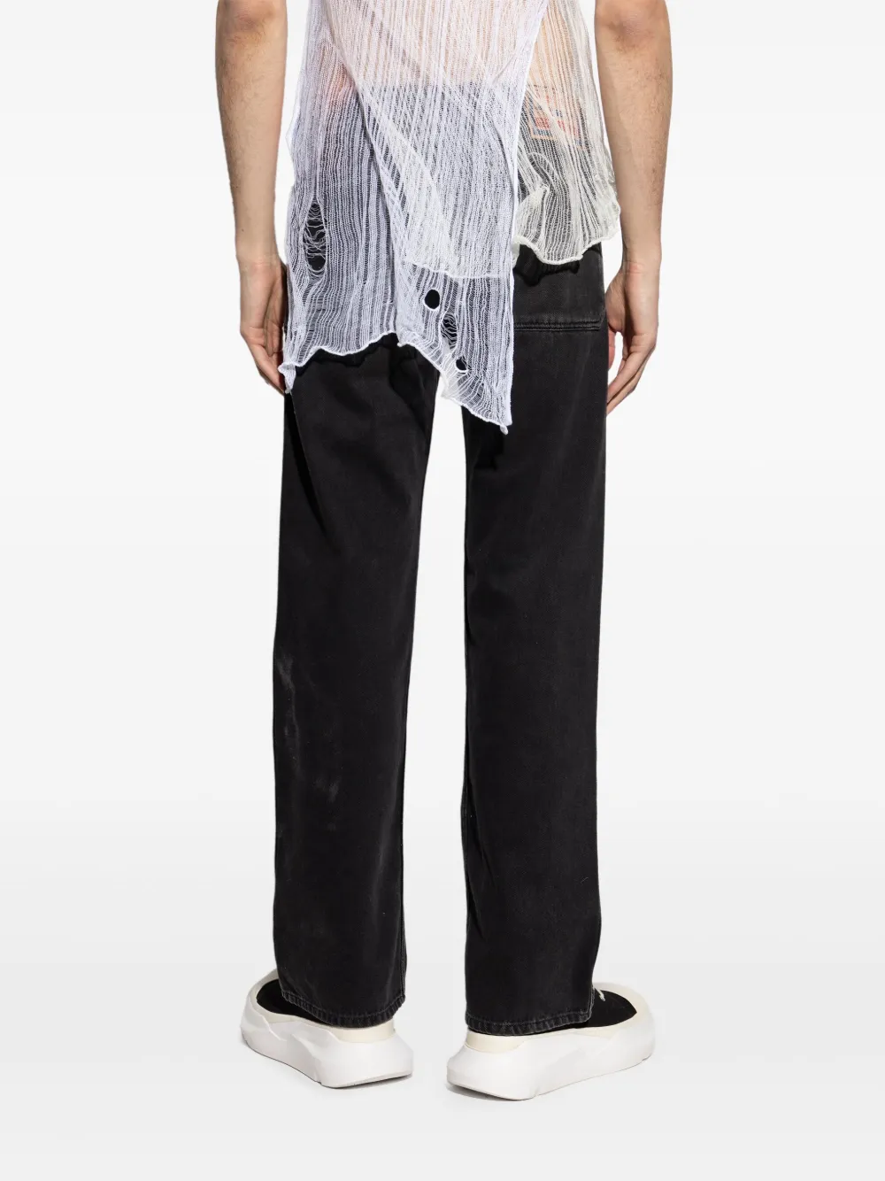 Diesel D-Moorix straight jeans Zwart