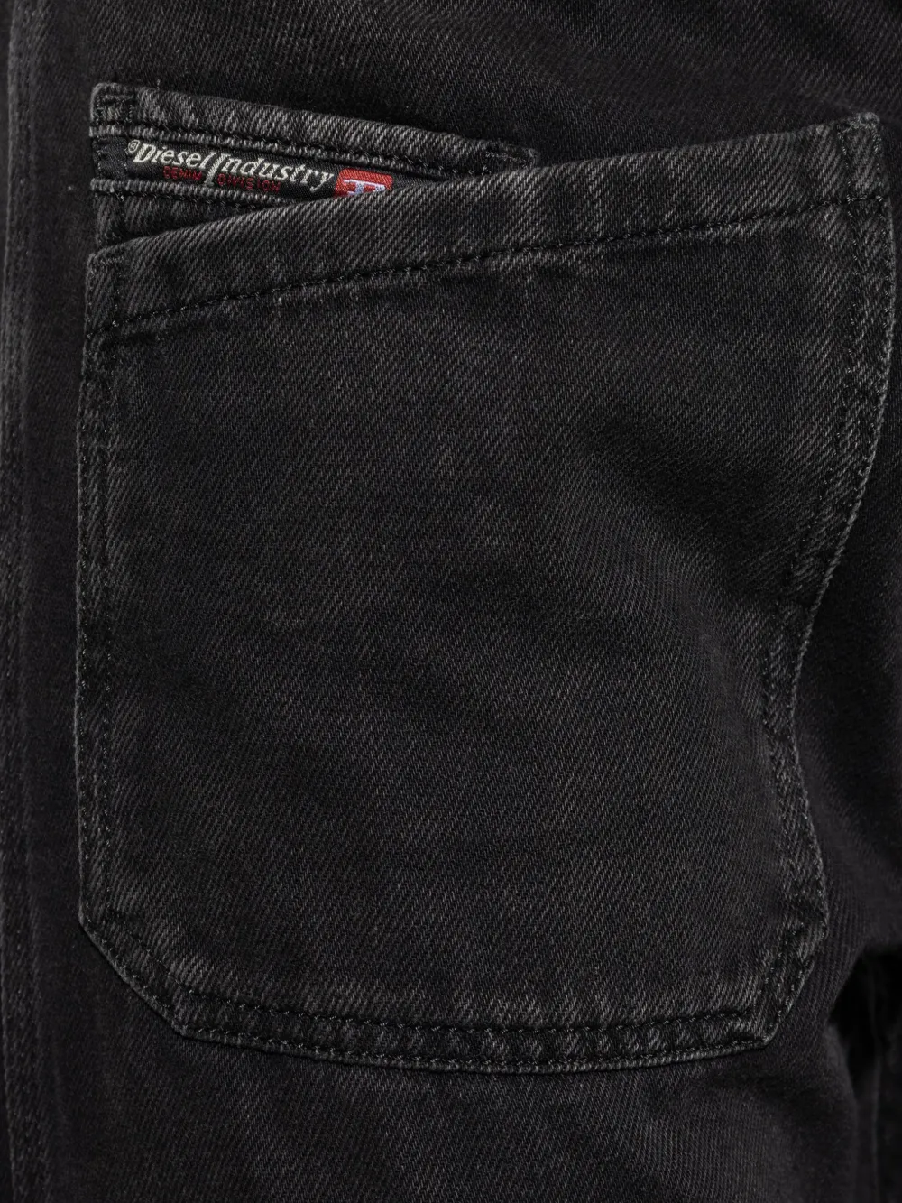 Diesel D-Moorix straight jeans Zwart