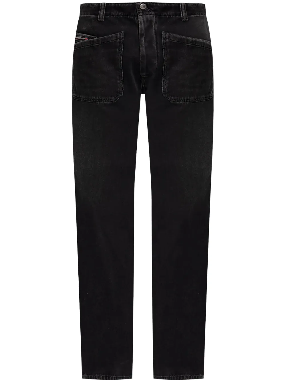 Diesel D-Moorix straight jeans Zwart