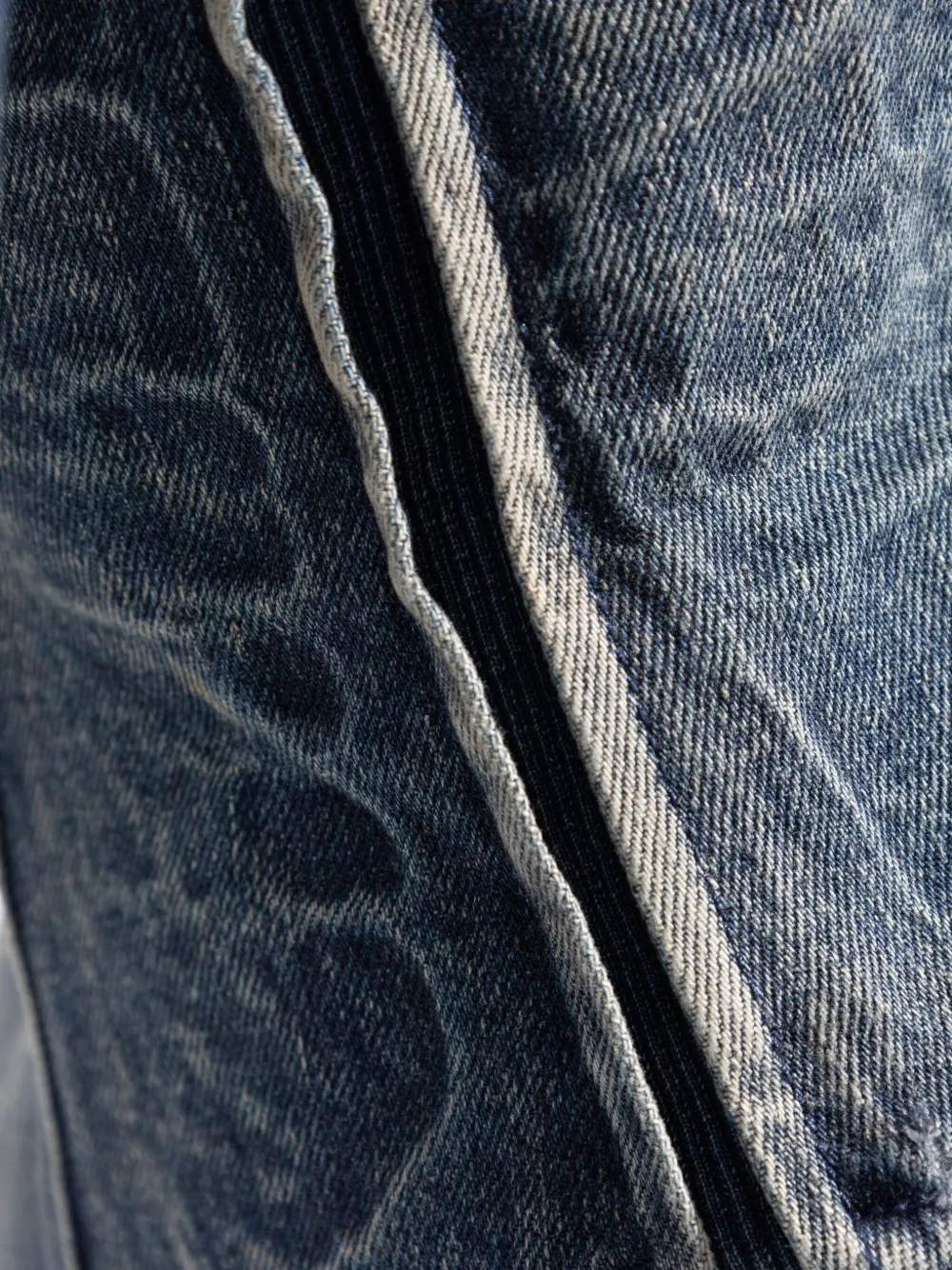 Diesel Denim jack met rits Blauw