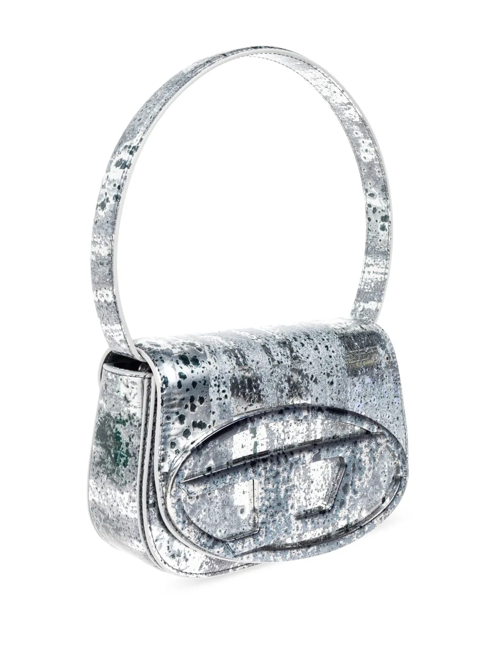 Diesel 1DR schoudertas Zilver