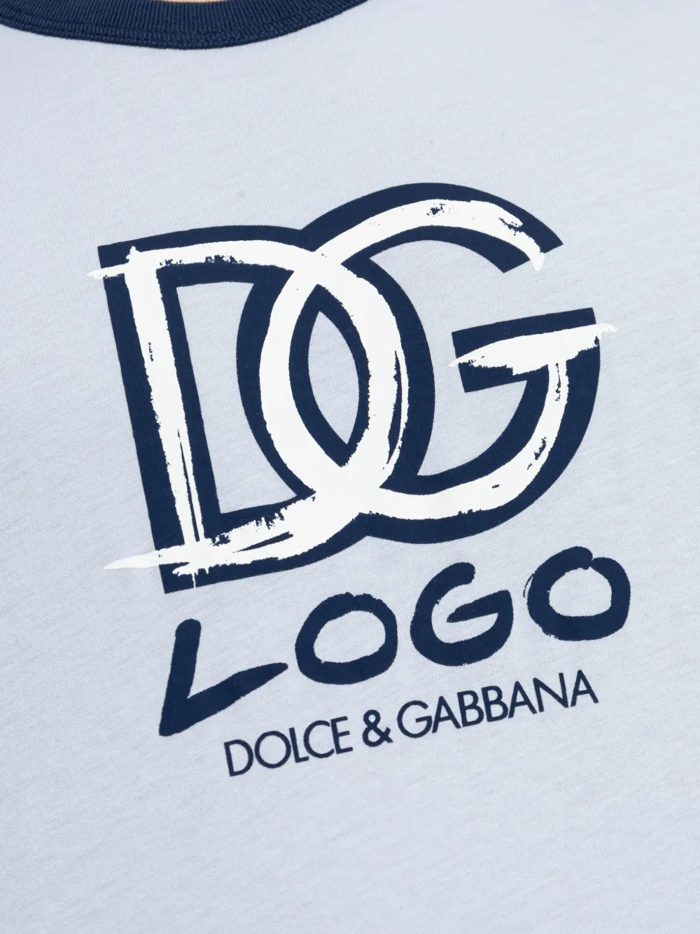 Dolce & Gabbana Katoenen T-shirt Blauw