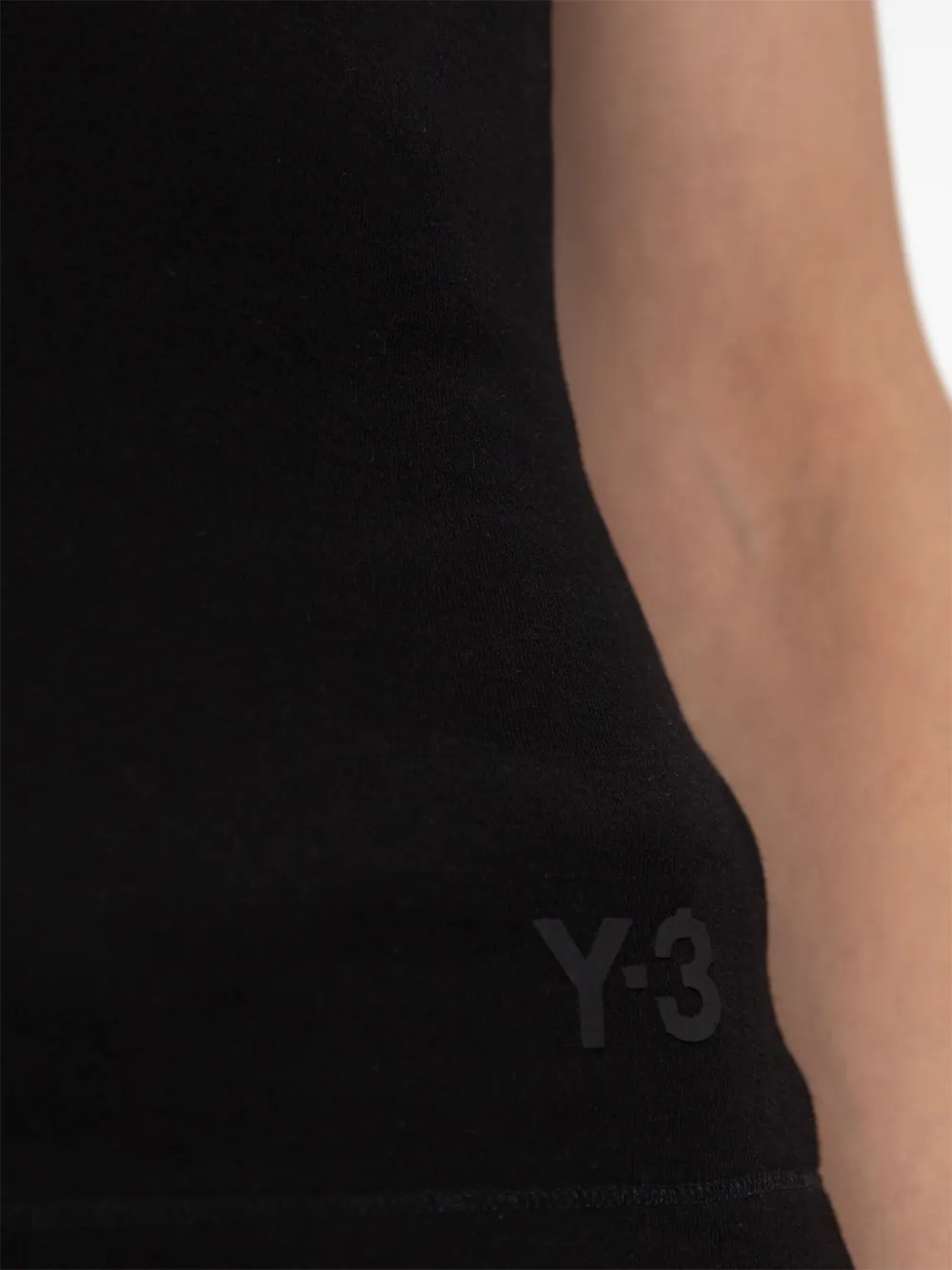 Y-3 Tanktop van biologisch katoen Zwart