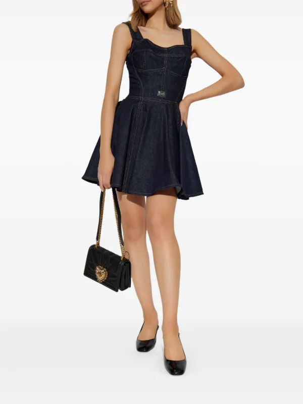 Dolce & Gabbana パッチワーク ノースリーブ デニムドレス DOLCE&GABBANA - 美品 ドルチェ&ガッバーナ DOLCE&GABBANA