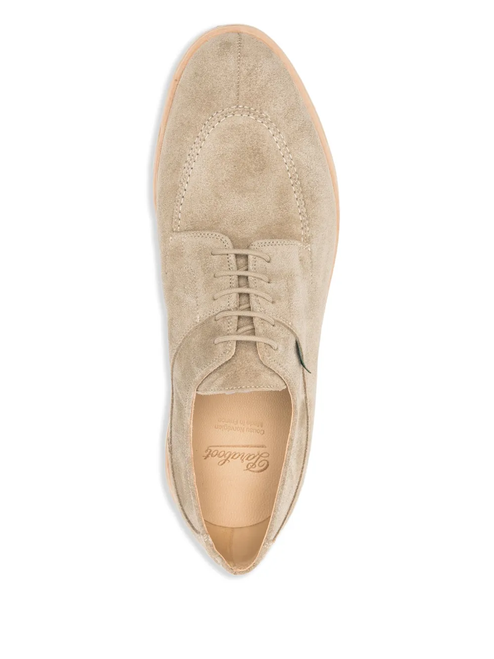 Paraboot Suède Oxford schoenen Beige