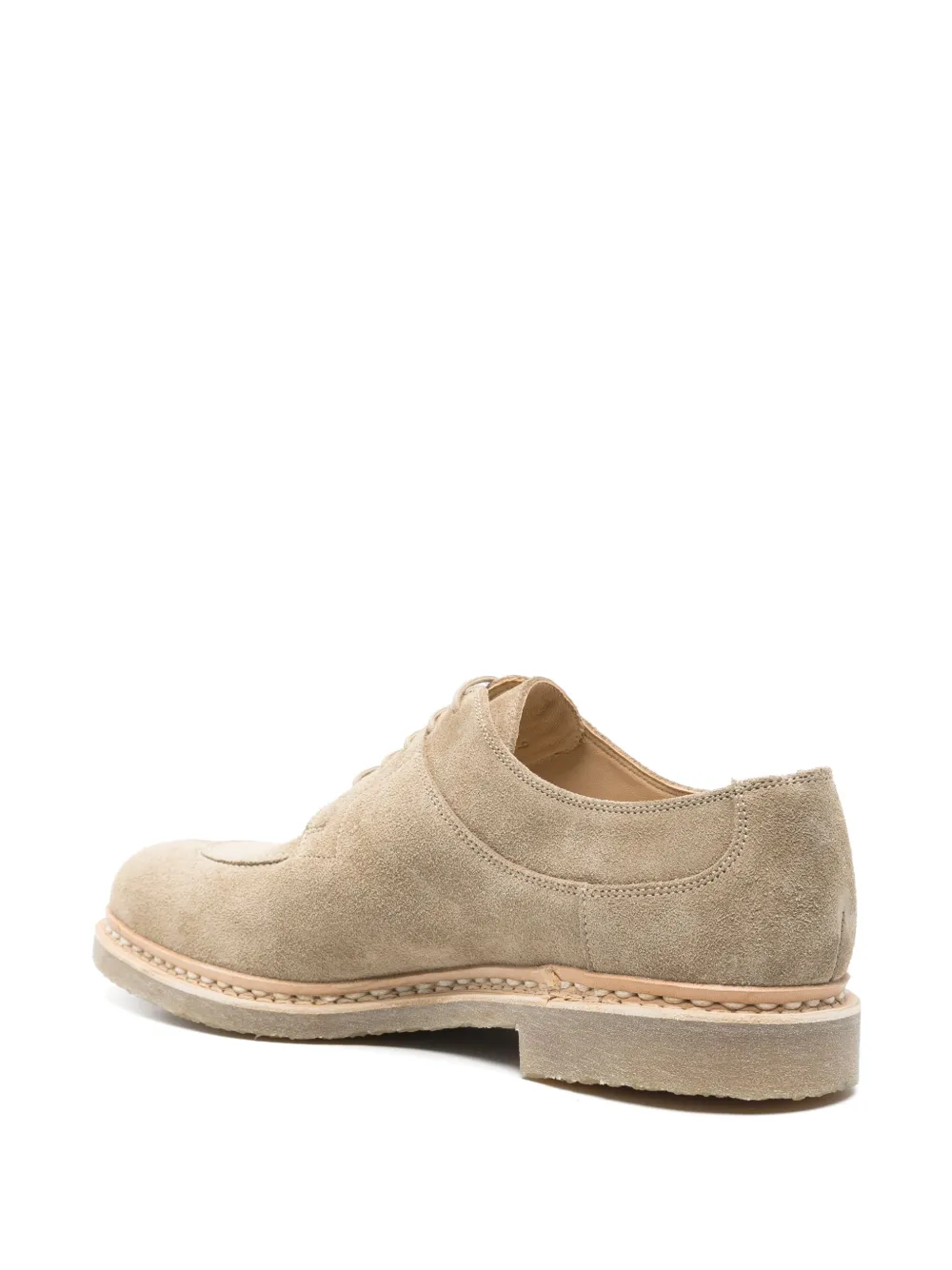 Paraboot Suède Oxford schoenen Beige