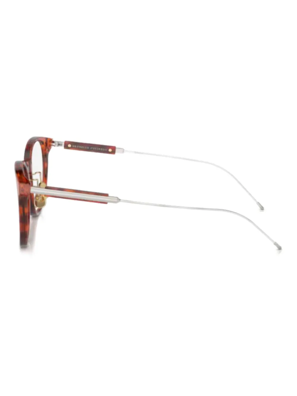 Brunello Cucinelli round-frame glasses | Men | Image 2