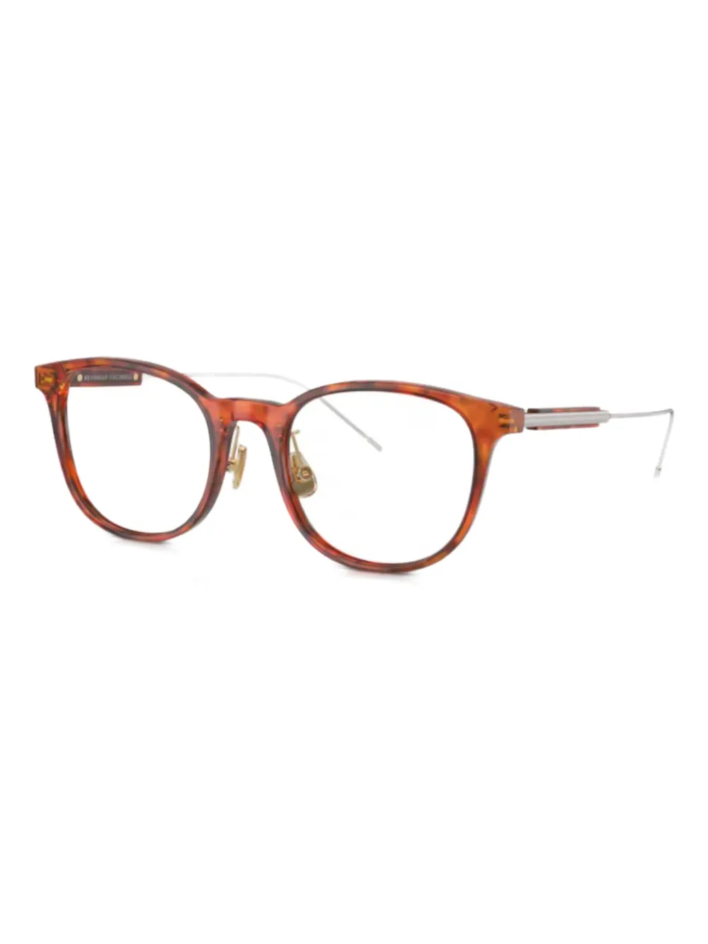 Brunello Cucinelli round-frame glasses | Brown | Image 1