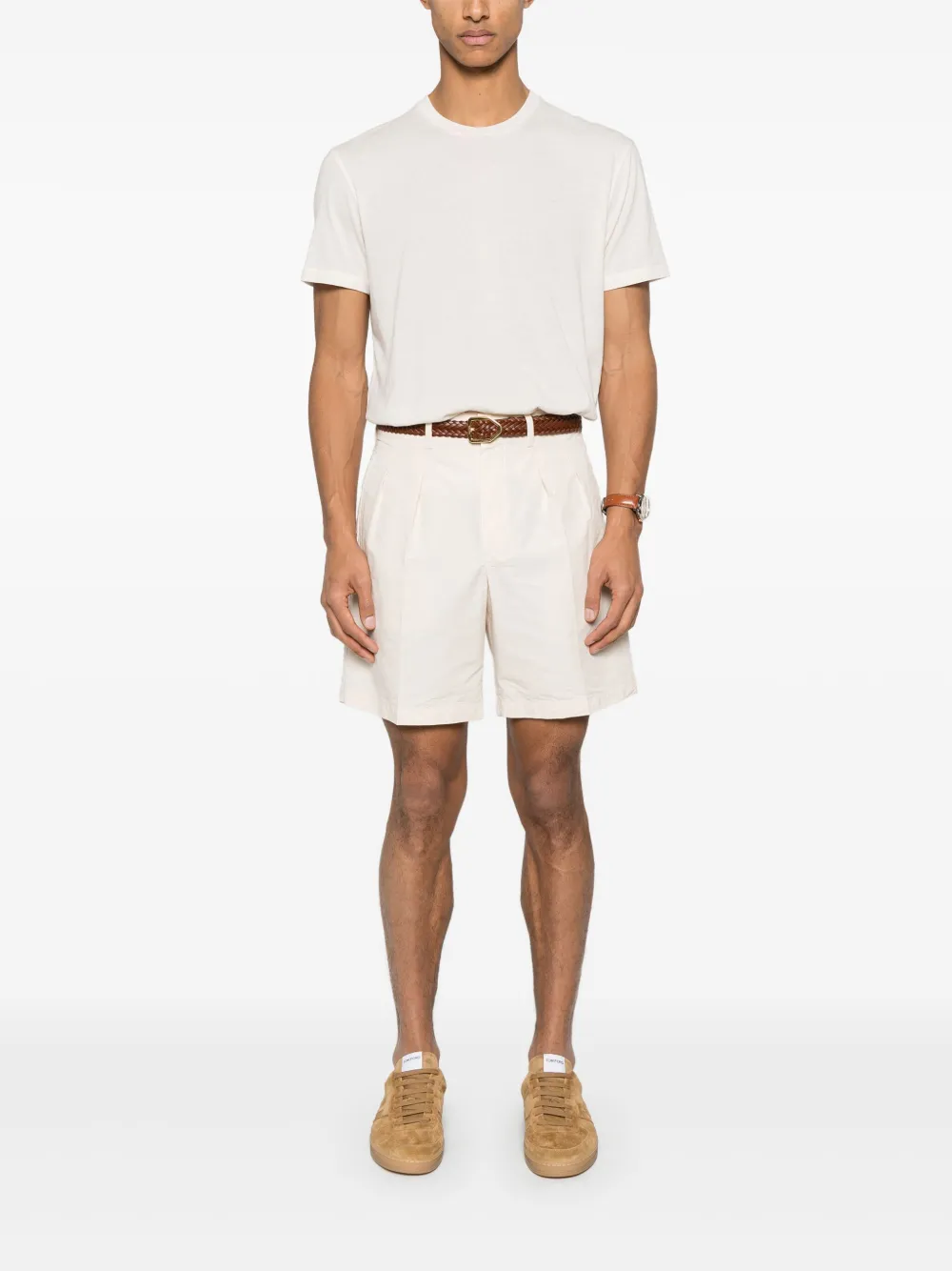 TOM FORD Lichtgewicht jersey T-shirt - Beige