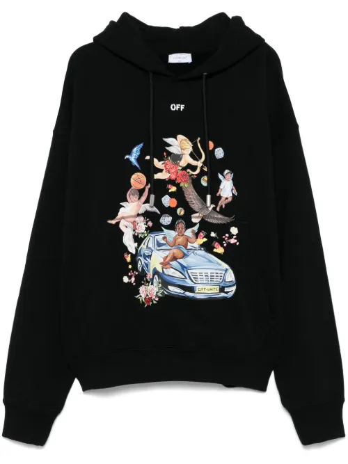 Hoodie Fresco Car Skate - Off-White - Modalova