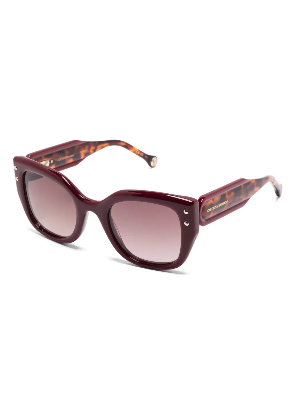 Carolina Herrera butterfly-frame sunglasses - Rood