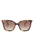 Carolina Herrera square-frame sunglasses - Brown