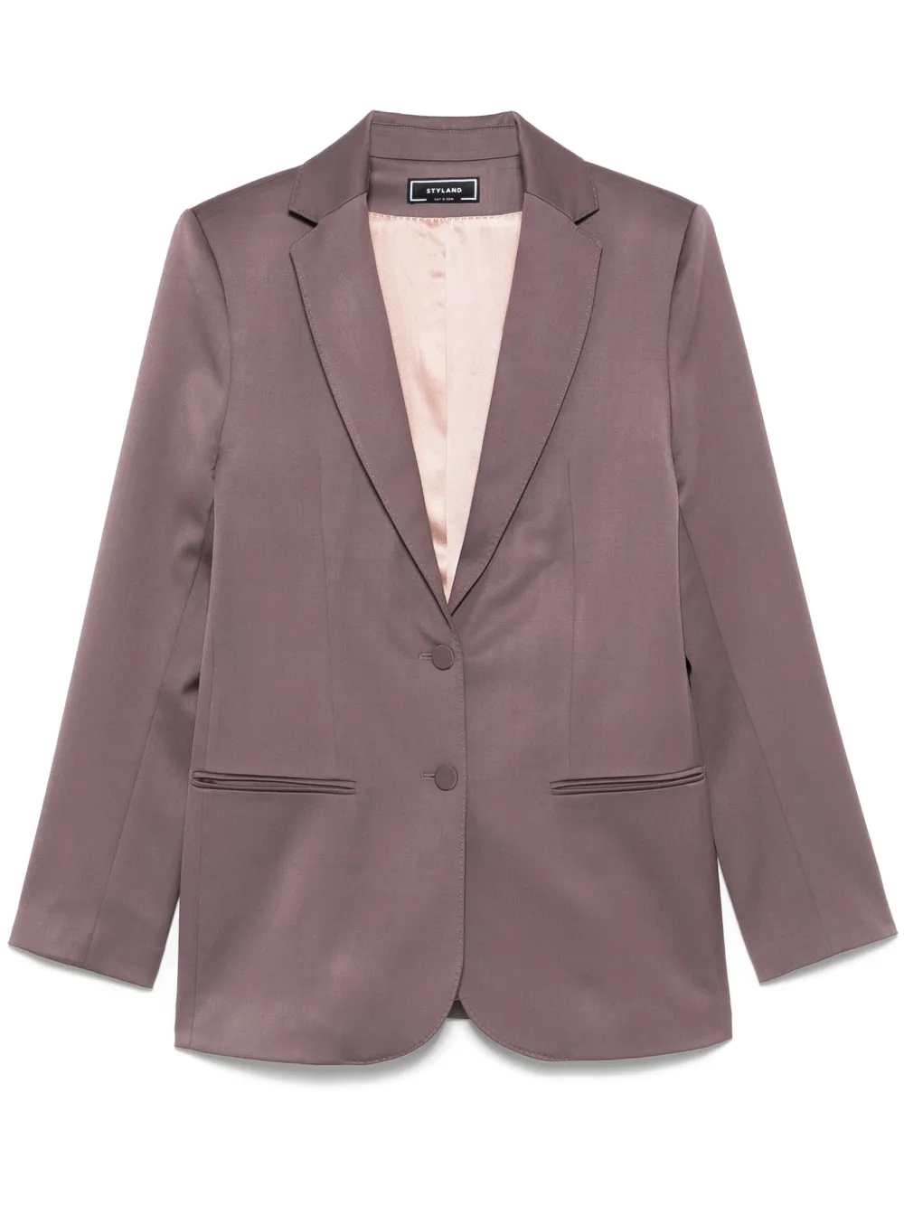 STYLAND Satijnen blazer Roze