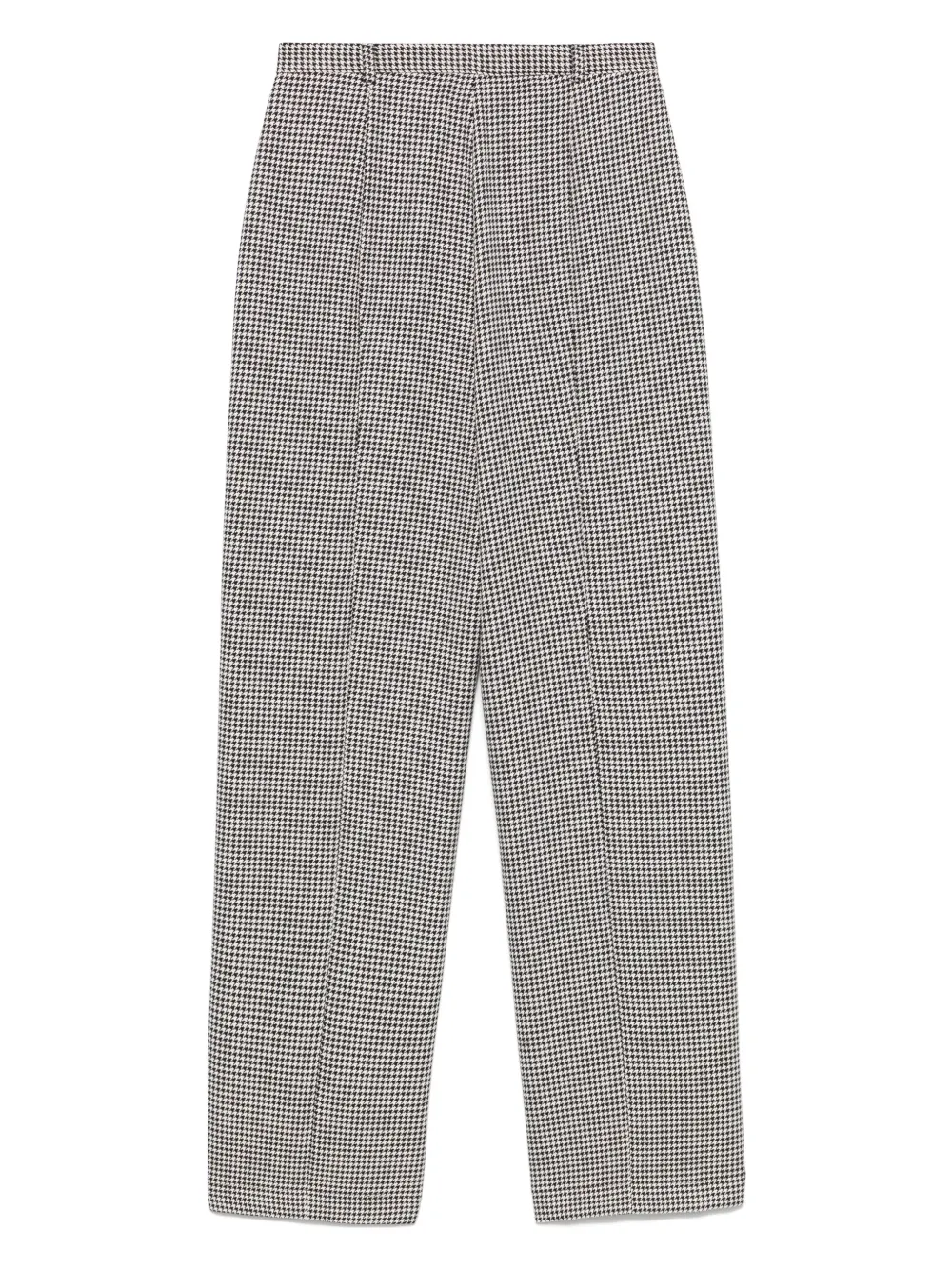 STYLAND houndstooth-pattern trousers - Zwart