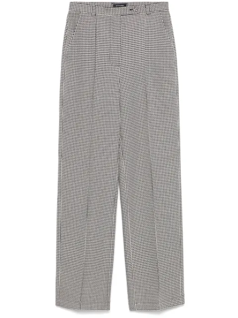 STYLAND pantalones con estampado pied de poule
