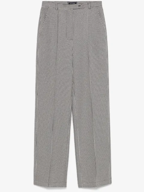 STYLAND pantalon à motif pied-de-poule