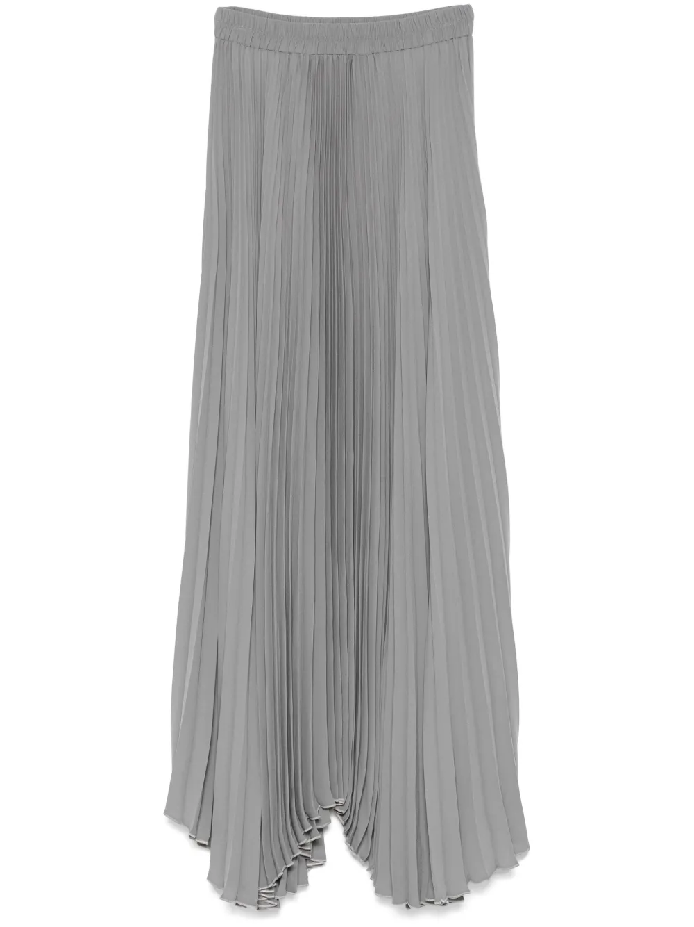 pleated maxi skirt