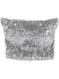 STYLAND sequined crop top - Silver