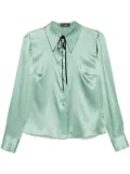 STYLAND satin shirt - Green