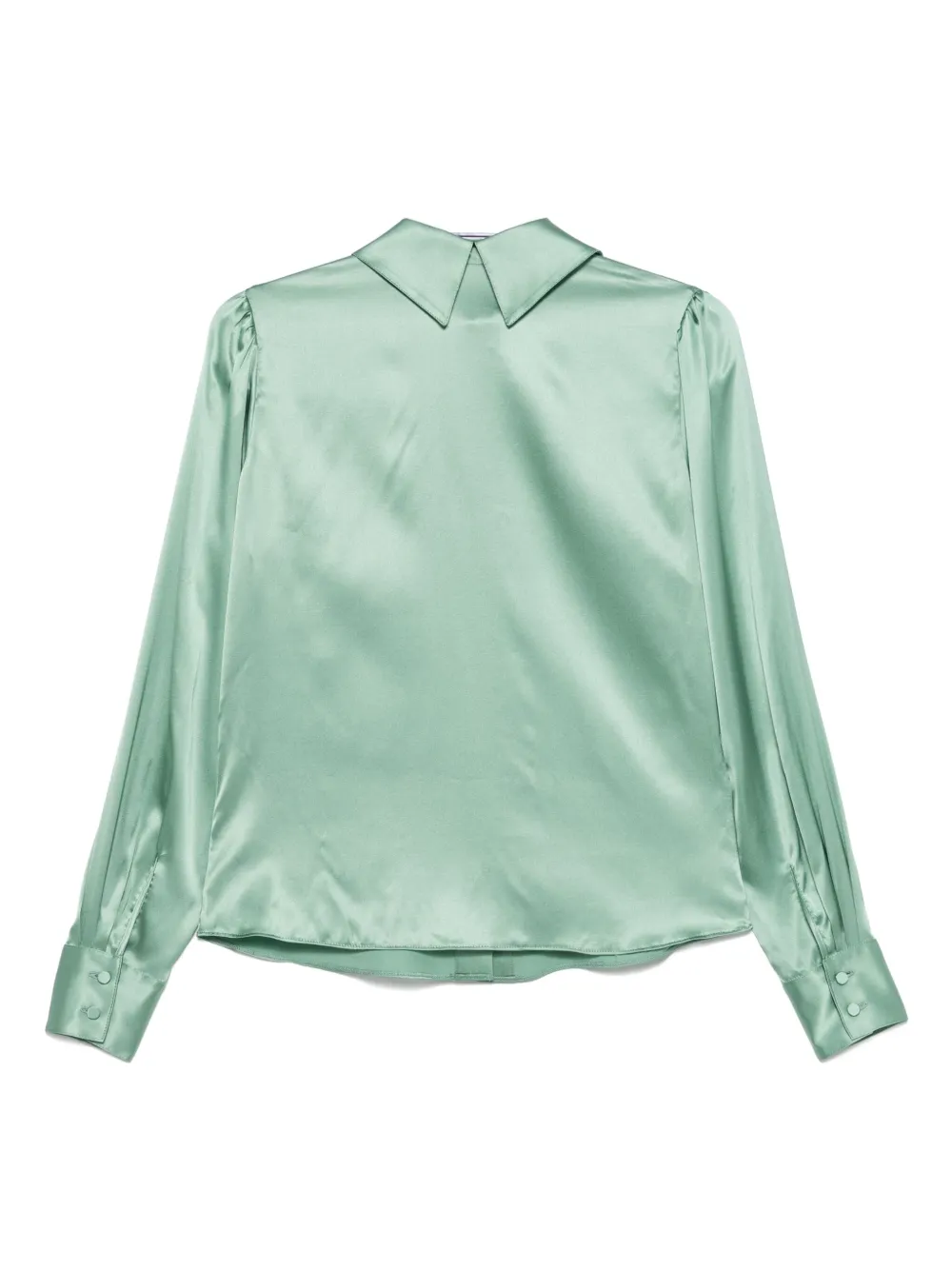 STYLAND satin shirt - Groen