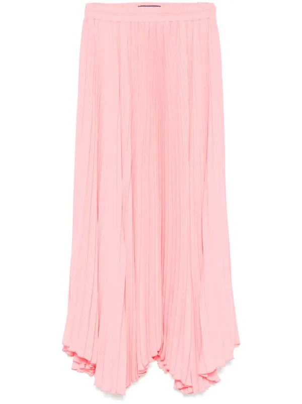 STYLAND Pleated Maxi Skirt Pink FARFETCH ID