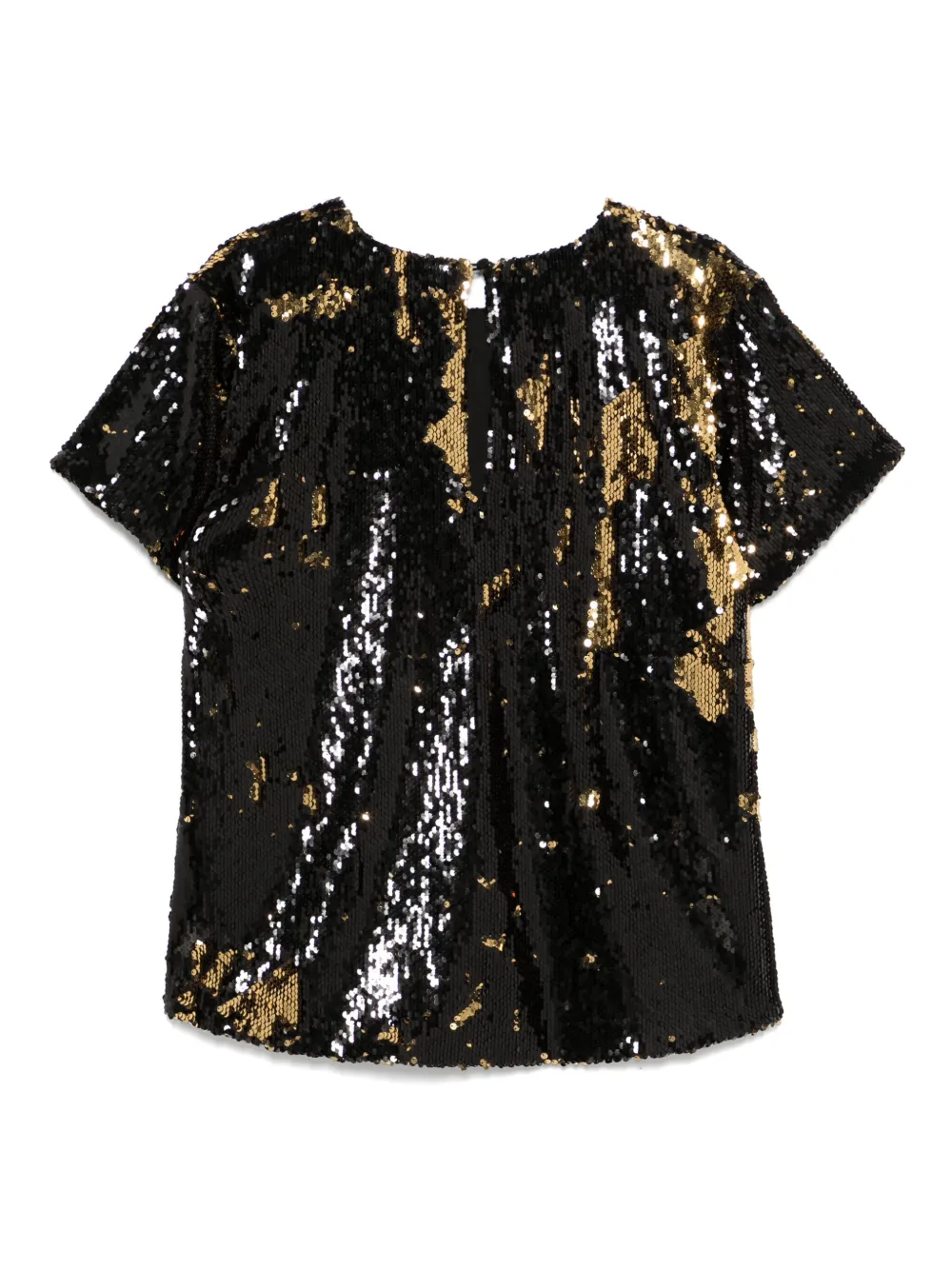 STYLAND sequined blouse - Zwart
