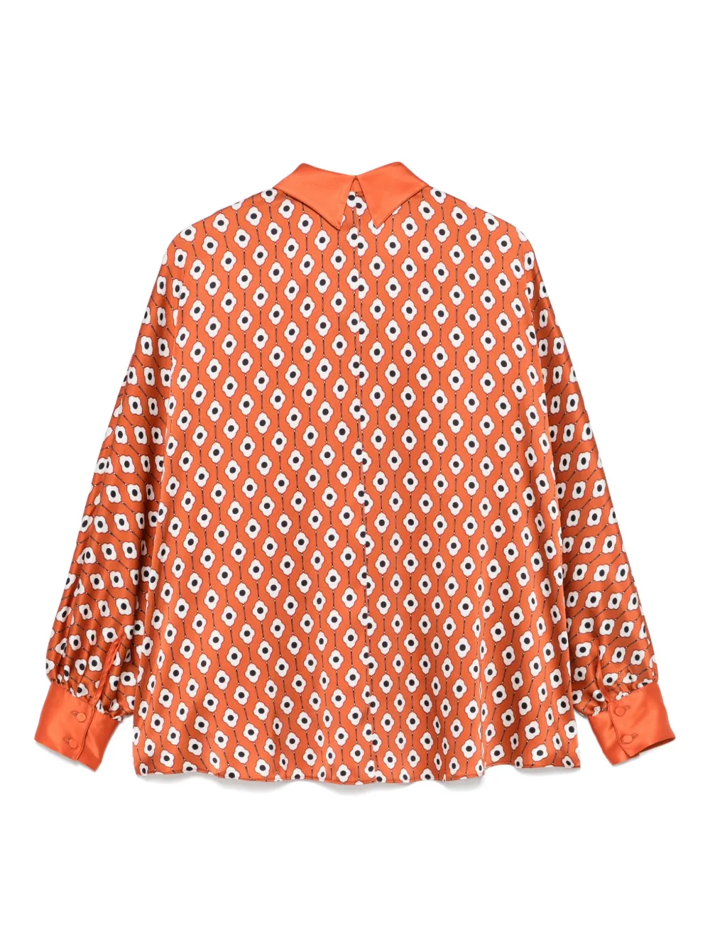 STYLAND floral-print shirt - Oranje