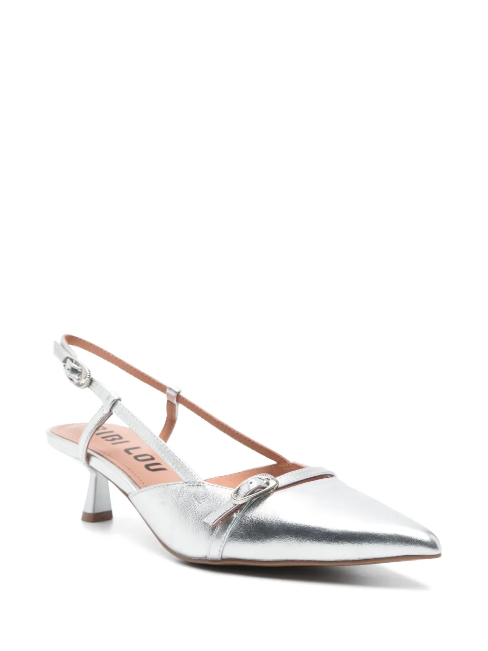 Bibi Lou 45 mm Patty slingback pumps - Zilver