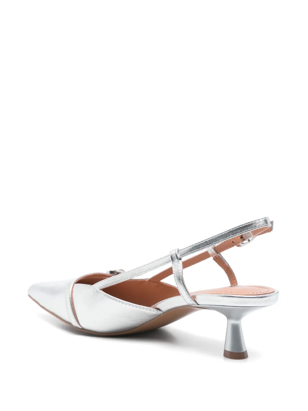 Bibi Lou 45mm Patty slingback pumps Silver