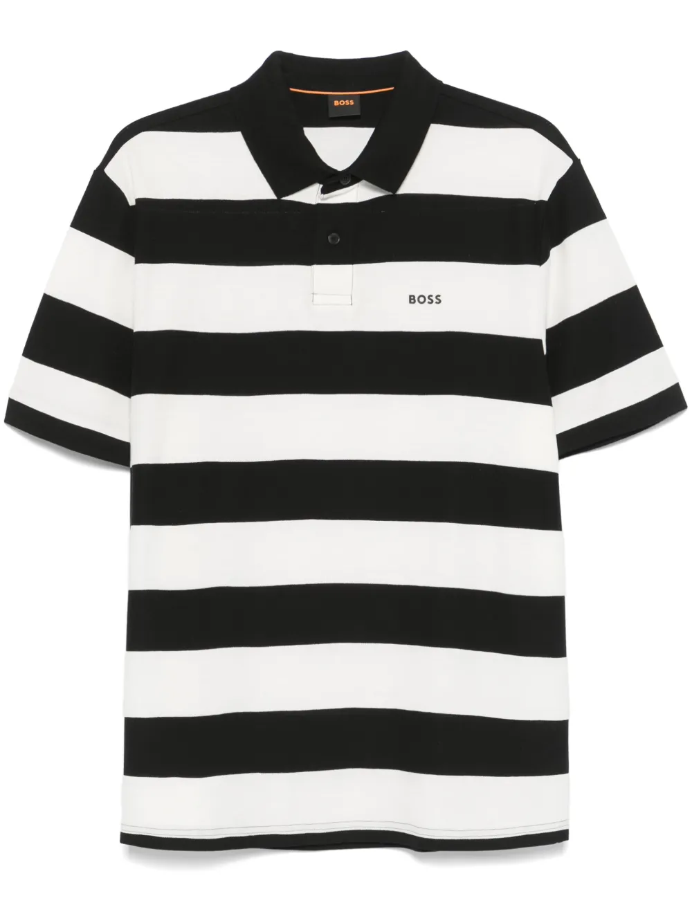 BOSS playera tipo polo Pales Stripe | negro | Image 1