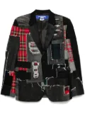 Junya Watanabe MAN patchwork blazer - Black