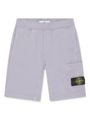 Stone Island Junior トラックショーツ | パープル | FARFETCH JP